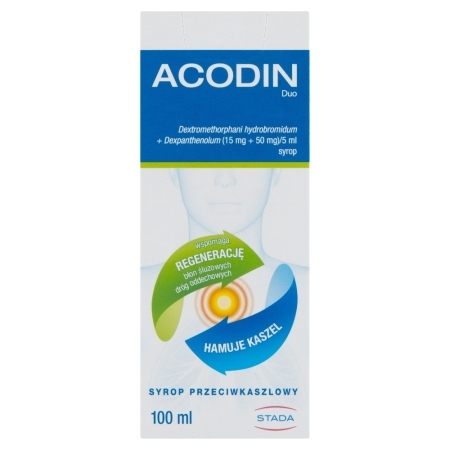 Acodin Duo Syrop przeciwkaszlowy 100 ml