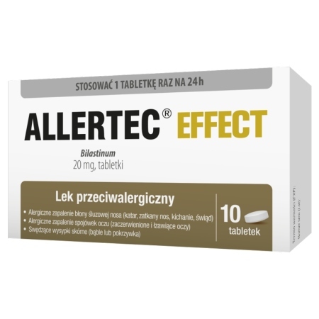 Allertec Effect 20 mg x 10 tabl
