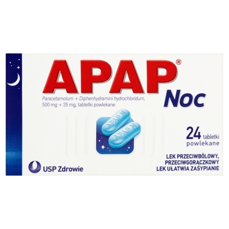 Apap Noc, 24 tabletek