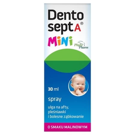 Dentosept A Mini Spray o smaku malinowym 30 ml