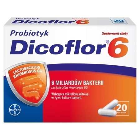 Dicoflor 6 probiotyk, 20 kapsułek