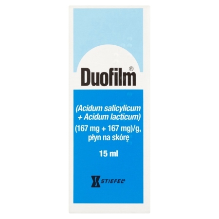 Duofilm (167 mg + 167 mg)/g Płyn na skórę 15 ml