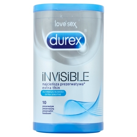 Durex Invisible Prezerwatywy 10 sztuk