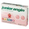 Junior-angin Wyrób medyczny tabletki na gardło o smaku truskawkowym 24 sztuki