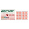 Junior-angin Wyrób medyczny tabletki na gardło o smaku truskawkowym 36 sztuk