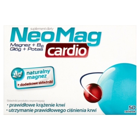 NeoMag cardio Suplement diety 50 sztuk