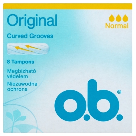 O.B. Original Normal Tampony 8 sztuk