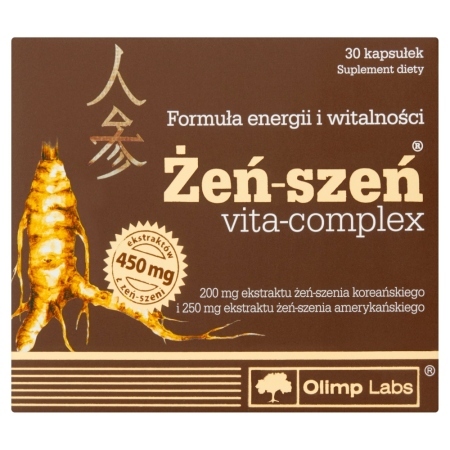 Olimp Labs Żeń-szeń vita-complex Suplement diety 22,8 g (30 sztuk)