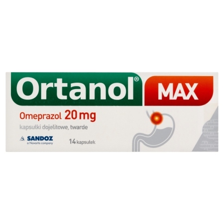 Ortanol Max 20 mg lek 14 sztuk