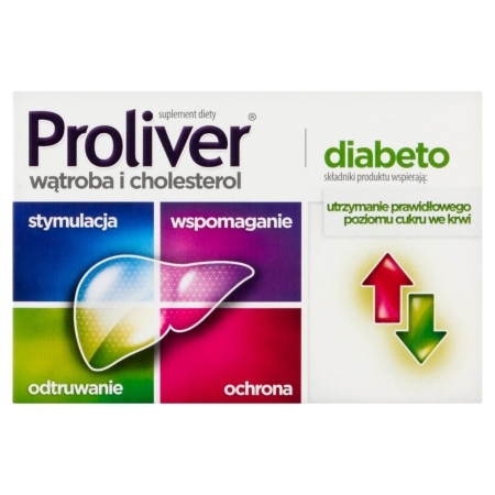 Proliver diabeto Suplement diety 30 sztuk