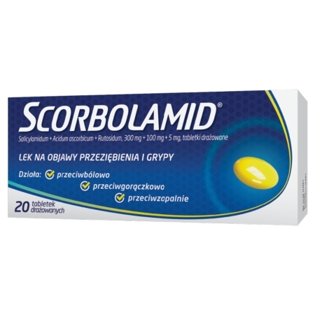 Scorbolamid(100mg + 5mg + 300mg), 20 tabletek