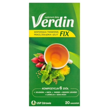 Verdin Fix Suplement diety kompozycja 6 ziół 36 g (20 x 1,8 g)