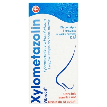Xylometazolin Vibrocil 1 mg/ml Krople do nosa roztwór 10 ml