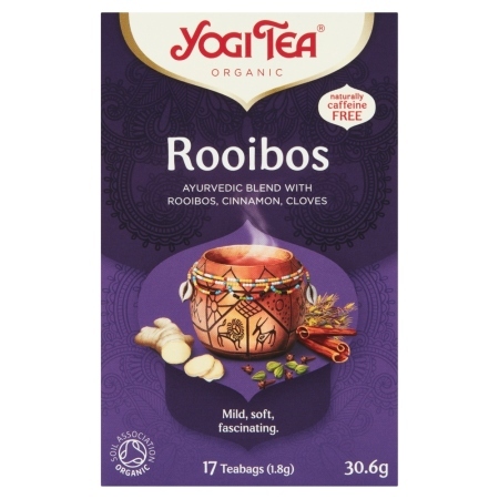Yogi Tea Herbatka rooibos z cynamonem i goździkami bio 30,6 g (17 x 1,8 g)
